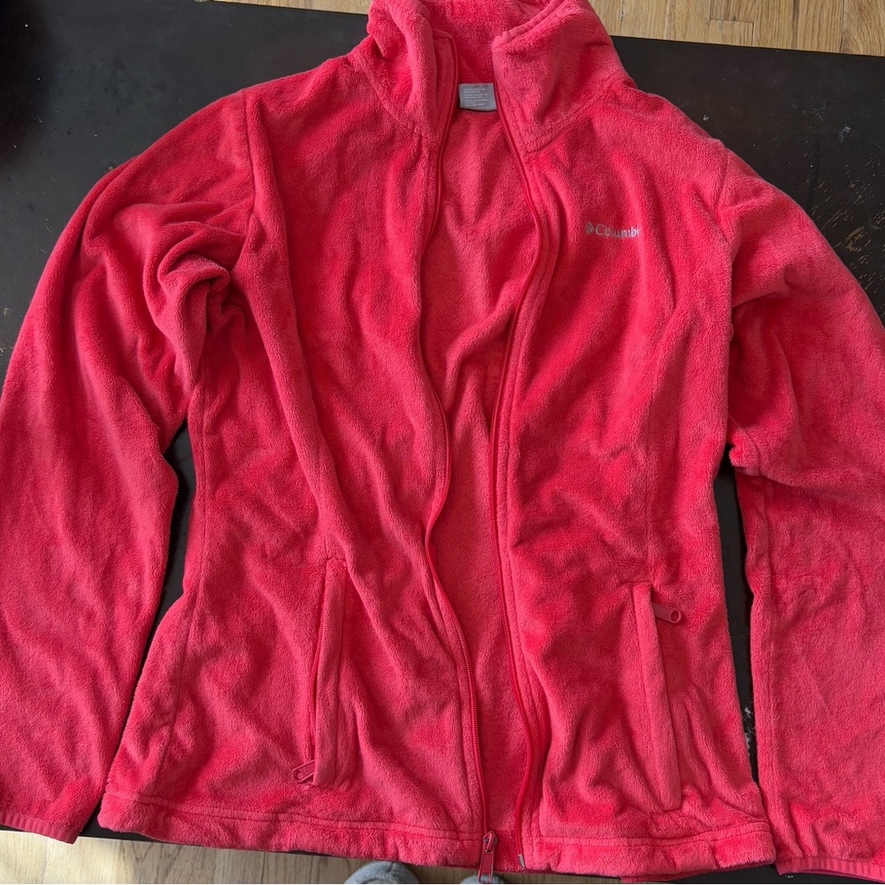Columbia Women’s Red Teddy Fleece Jacket